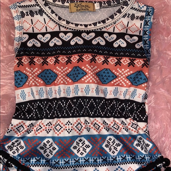 Beautiful boutique romper with poms - Picture 4 of 4